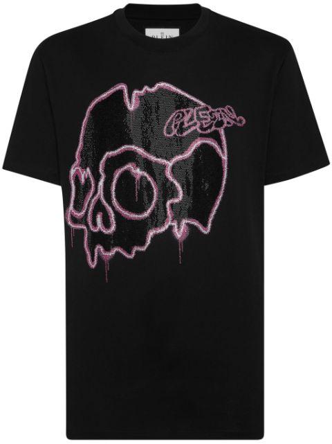 Dripping Skull cotton T-shirt by PHILIPP PLEIN