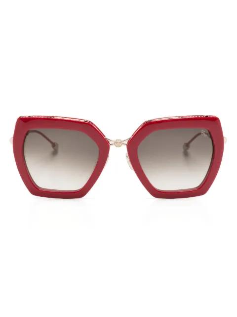 geometric-frame sunglasses by PHILIPP PLEIN EYEWEAR