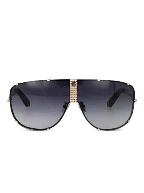 shield-frame sunglasses by PHILIPP PLEIN EYEWEAR