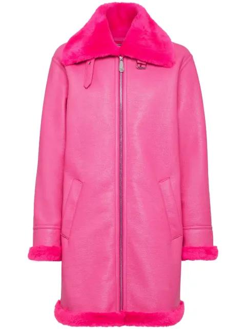 Eco Mutton pilot Skull&amp;Bones coat by PHILIPP PLEIN