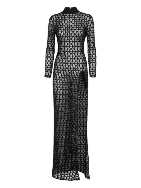 Embroidered Crystal maxi dress by PHILIPP PLEIN