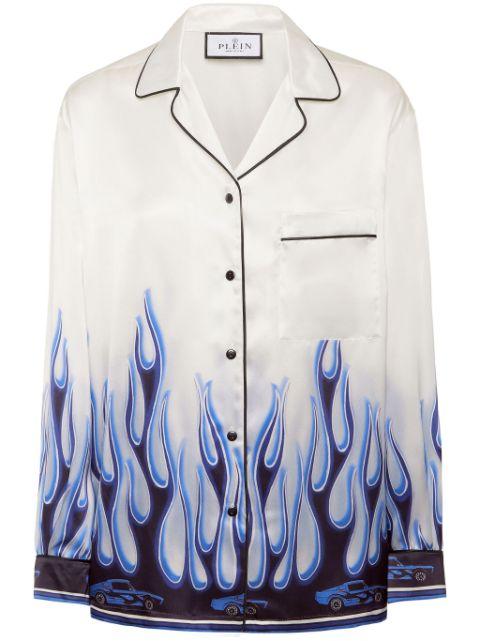 Flame shirt by PHILIPP PLEIN