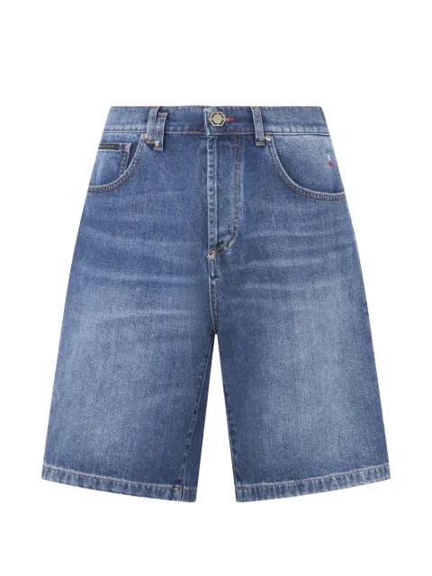 Formentera stone-washed denim shorts by PHILIPP PLEIN