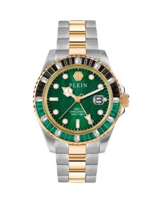 GMT-I Challenger Baguettes Watch by PHILIPP PLEIN