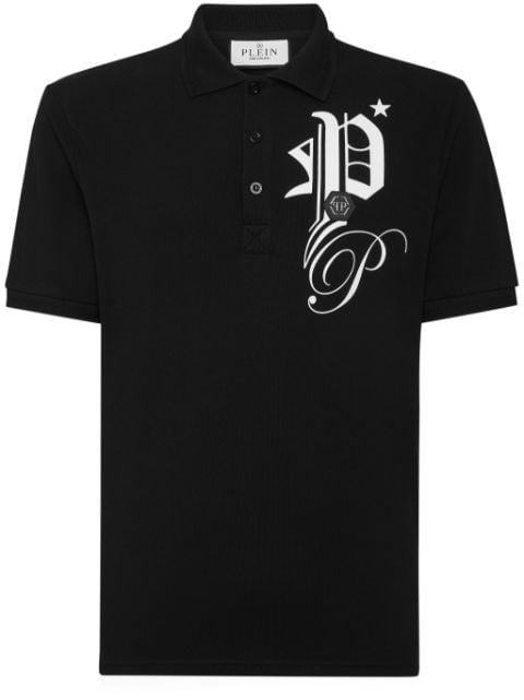 Gothic Plein cotton polo shirt by PHILIPP PLEIN