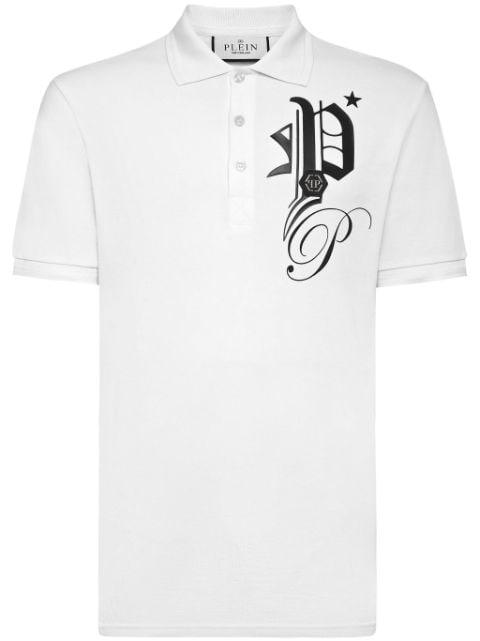 Gothic Plein cotton polo shirt by PHILIPP PLEIN