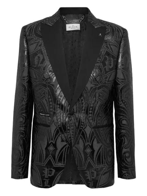 Gothic Plein-jacquard blazer by PHILIPP PLEIN