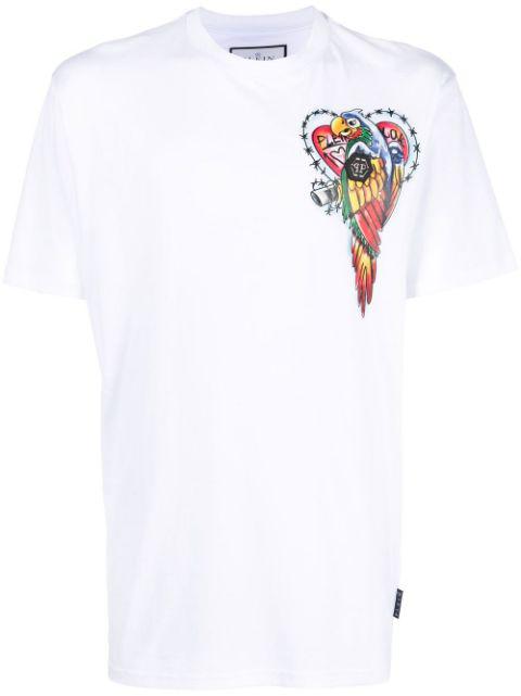 Hawaii SS round neck T-shirt by PHILIPP PLEIN