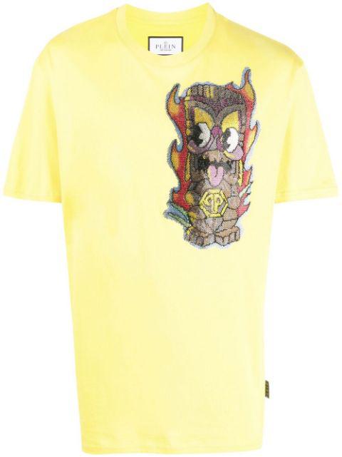 Hawaii embellished short-sleeve T-shirt by PHILIPP PLEIN