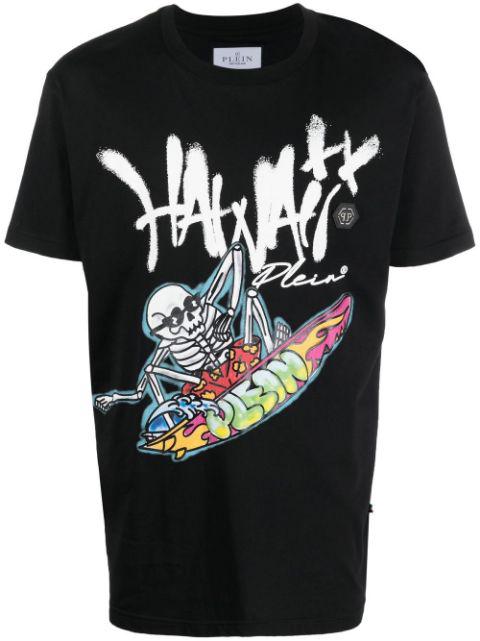 Hawaii graphic-print T-shirt by PHILIPP PLEIN