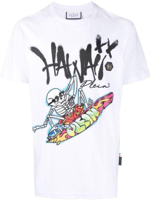 Hawaii graphic-print T-shirt by PHILIPP PLEIN