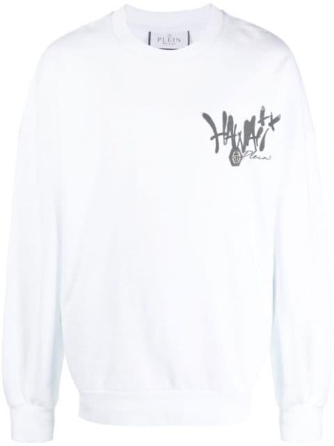 Hawaii long-sleeve sweatshirt by PHILIPP PLEIN