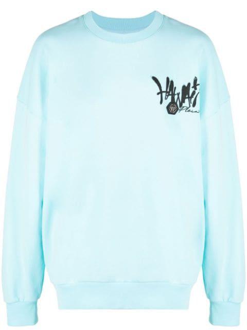 Hawaii-print detail sweatshirt by PHILIPP PLEIN