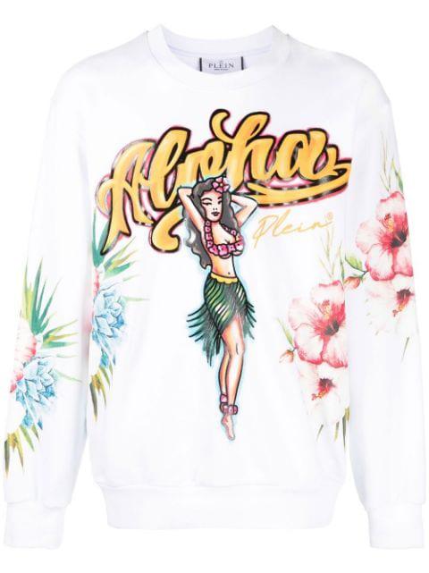 Hawaii-print sweatshirt by PHILIPP PLEIN