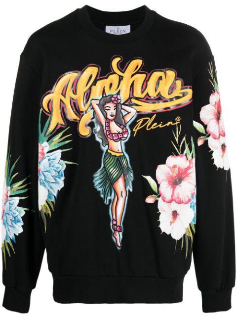 Hawaii-print sweatshirt by PHILIPP PLEIN
