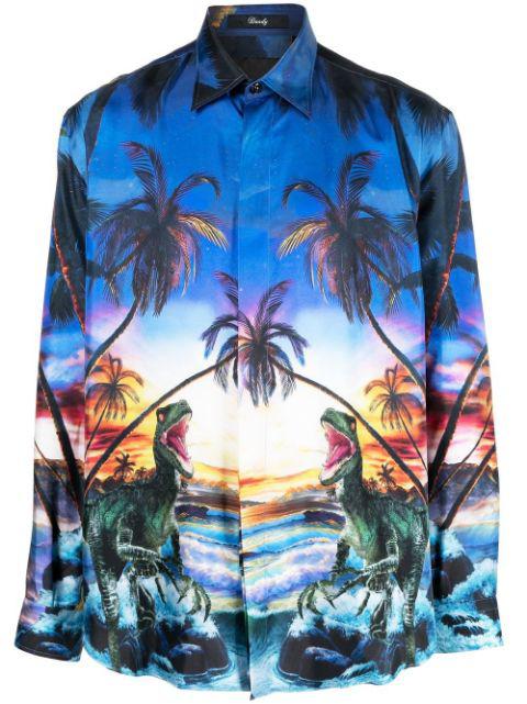 Hawaii printed shirt by PHILIPP PLEIN