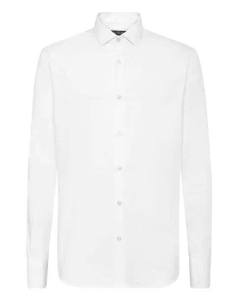 Hexagon embroidery shirts by PHILIPP PLEIN