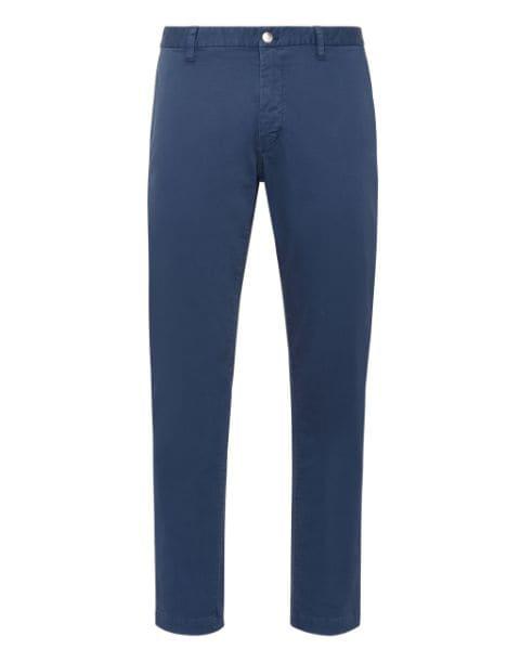 Hexagon-patch slim-fit chinos by PHILIPP PLEIN
