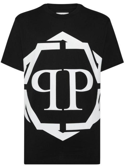 Hexagon round-neck T-shirt by PHILIPP PLEIN