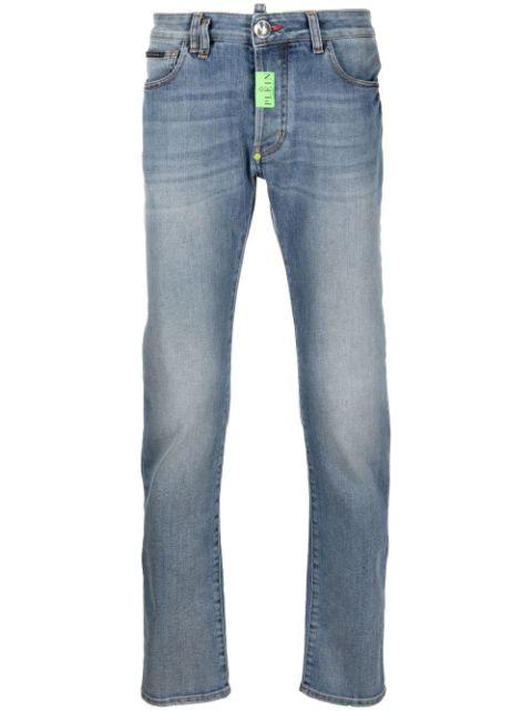 Hexagon straight-cut jeans by PHILIPP PLEIN