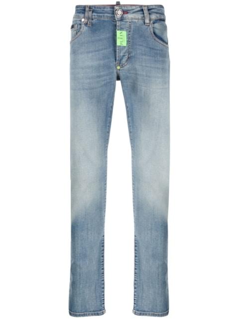 Hexagon straight-leg jeans by PHILIPP PLEIN