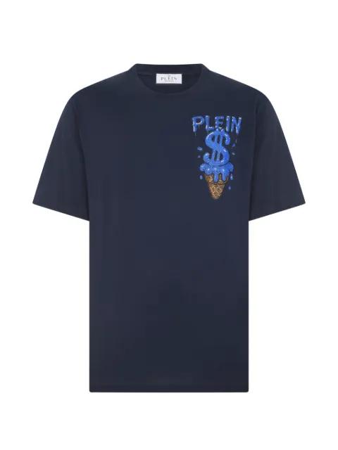 Ice Cream Dollar T-shirt by PHILIPP PLEIN