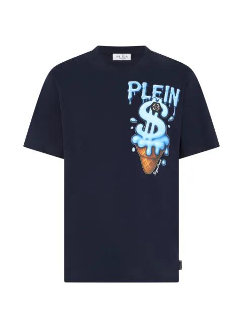 Ice Cream Dollar round neck T-shirt by PHILIPP PLEIN