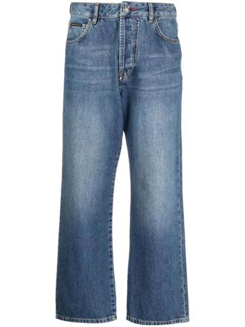 Iconic Plein wide-leg jeans by PHILIPP PLEIN
