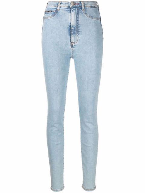 Iconic high-waist skinny jeans by PHILIPP PLEIN