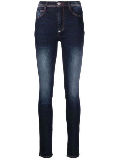 Iconic high-waisted jeggings by PHILIPP PLEIN