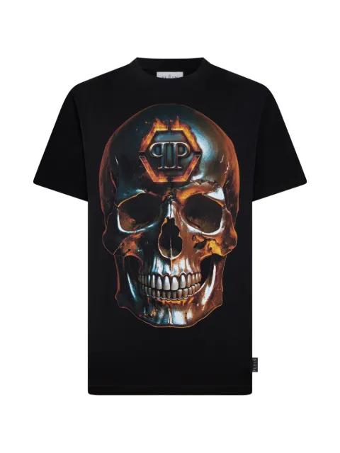 Lava Skull round-neck T-shirt by PHILIPP PLEIN