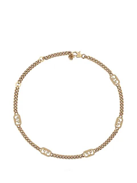 Lettering logo-chain necklace by PHILIPP PLEIN