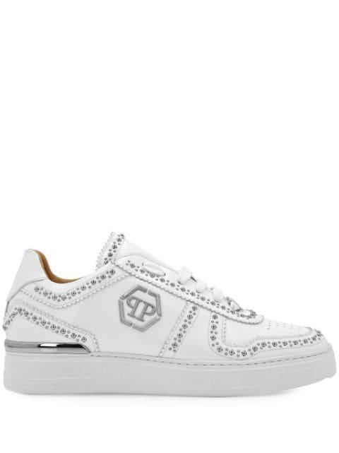 Lo-Top leather sneakers by PHILIPP PLEIN