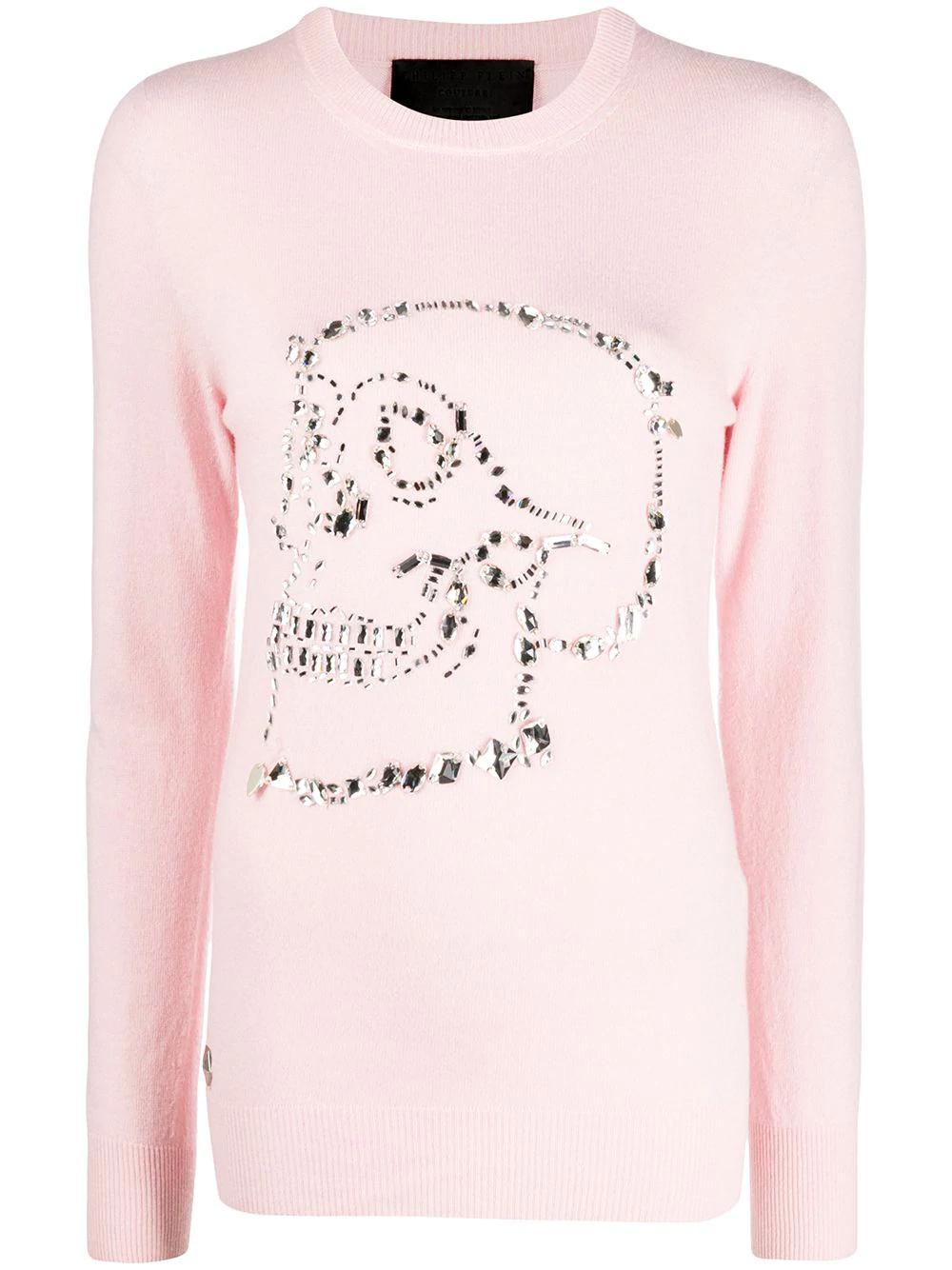 Look At Me skull embellished jumper by PHILIPP PLEIN
