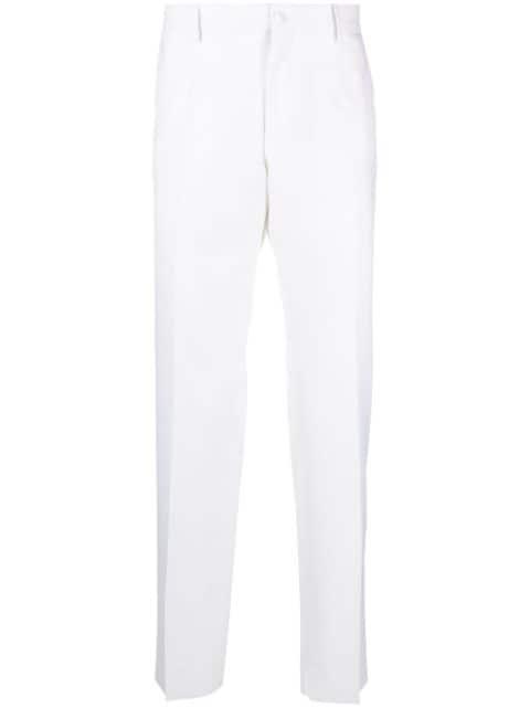 Lord-fit twill chino trousers by PHILIPP PLEIN