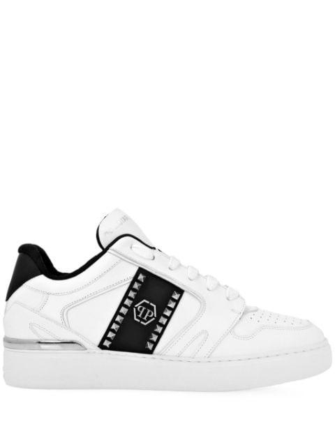 Low-Top Leather Sneakers by PHILIPP PLEIN