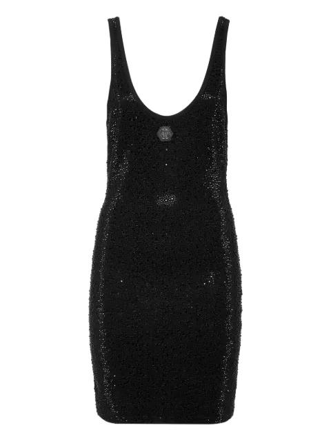 Mix Strass rhinestone-embellished mini dress by PHILIPP PLEIN