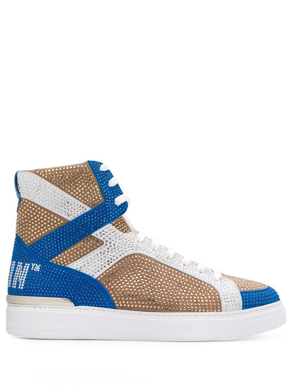 Money Beast hi-top sneakers by PHILIPP PLEIN