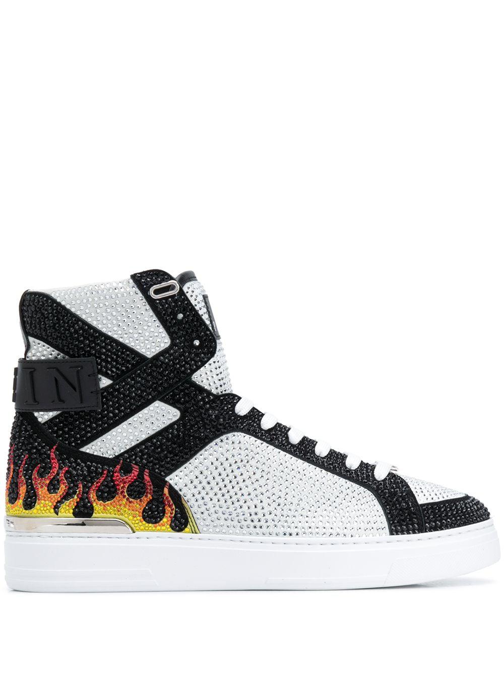 Money Beast high-top sneakers by PHILIPP PLEIN