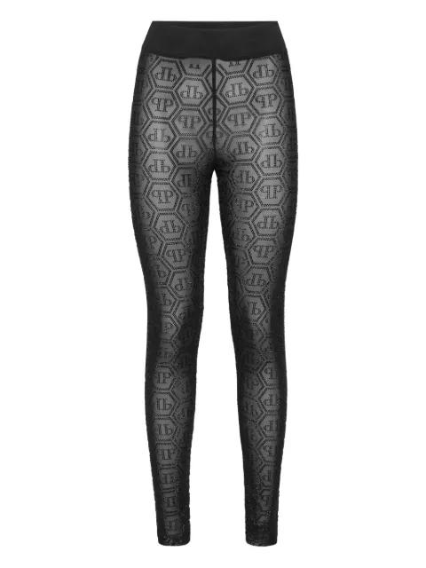 Monogram Strass leggings by PHILIPP PLEIN