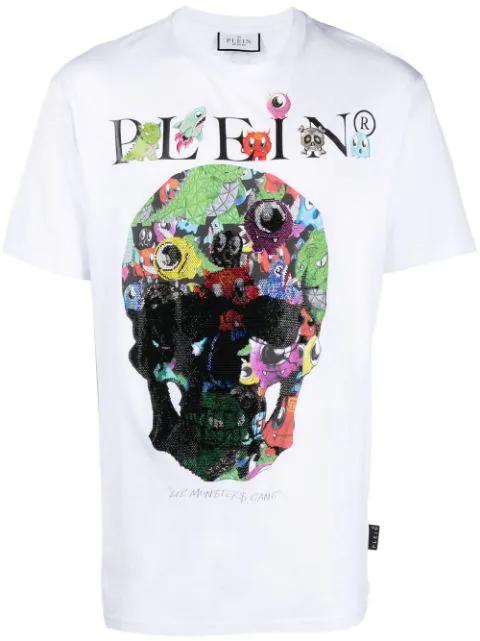 Monsters logo print T-shirt by PHILIPP PLEIN