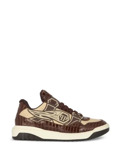 Moonwalker embossed sneakers by PHILIPP PLEIN