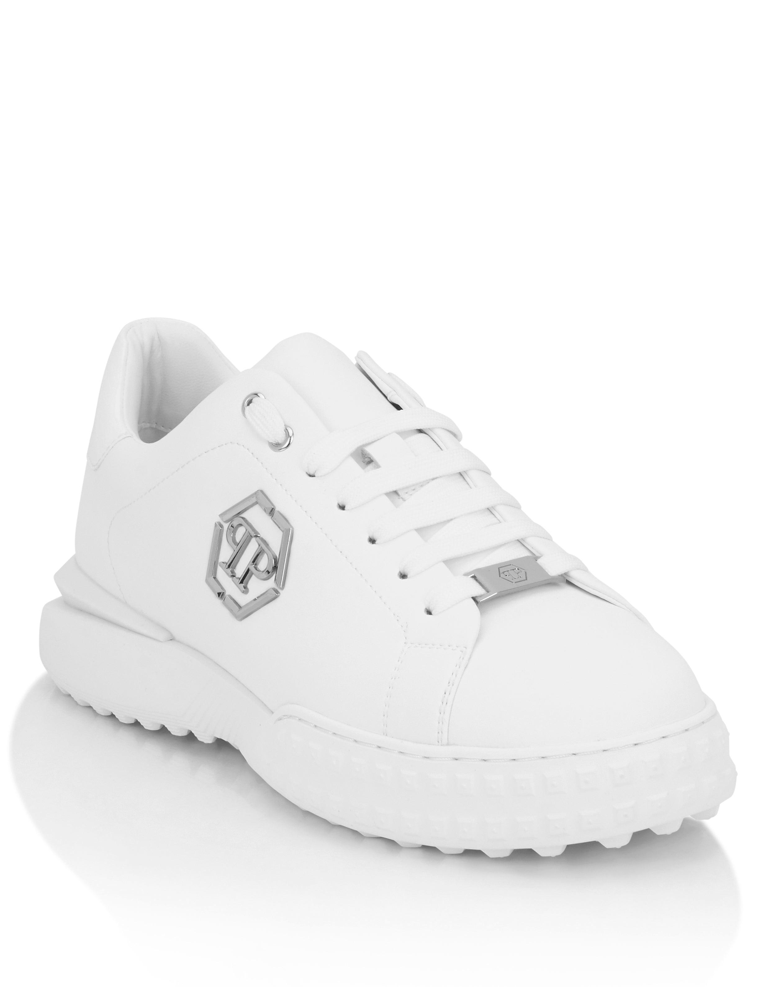 Nappa Leather Low-Top Sneakers Hexagon by PHILIPP PLEIN