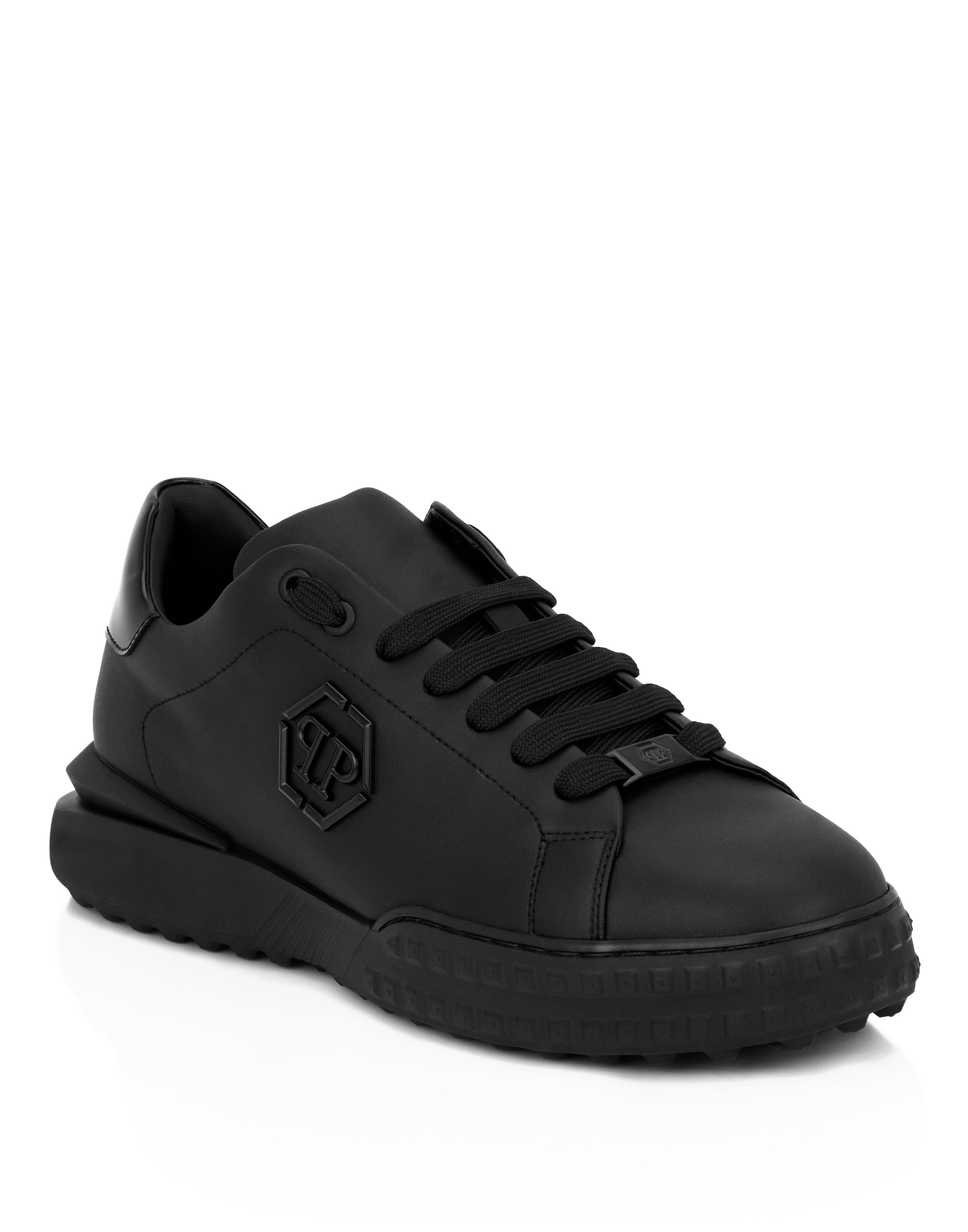 Nappa Leather Low-Top Sneakers Hexagon by PHILIPP PLEIN