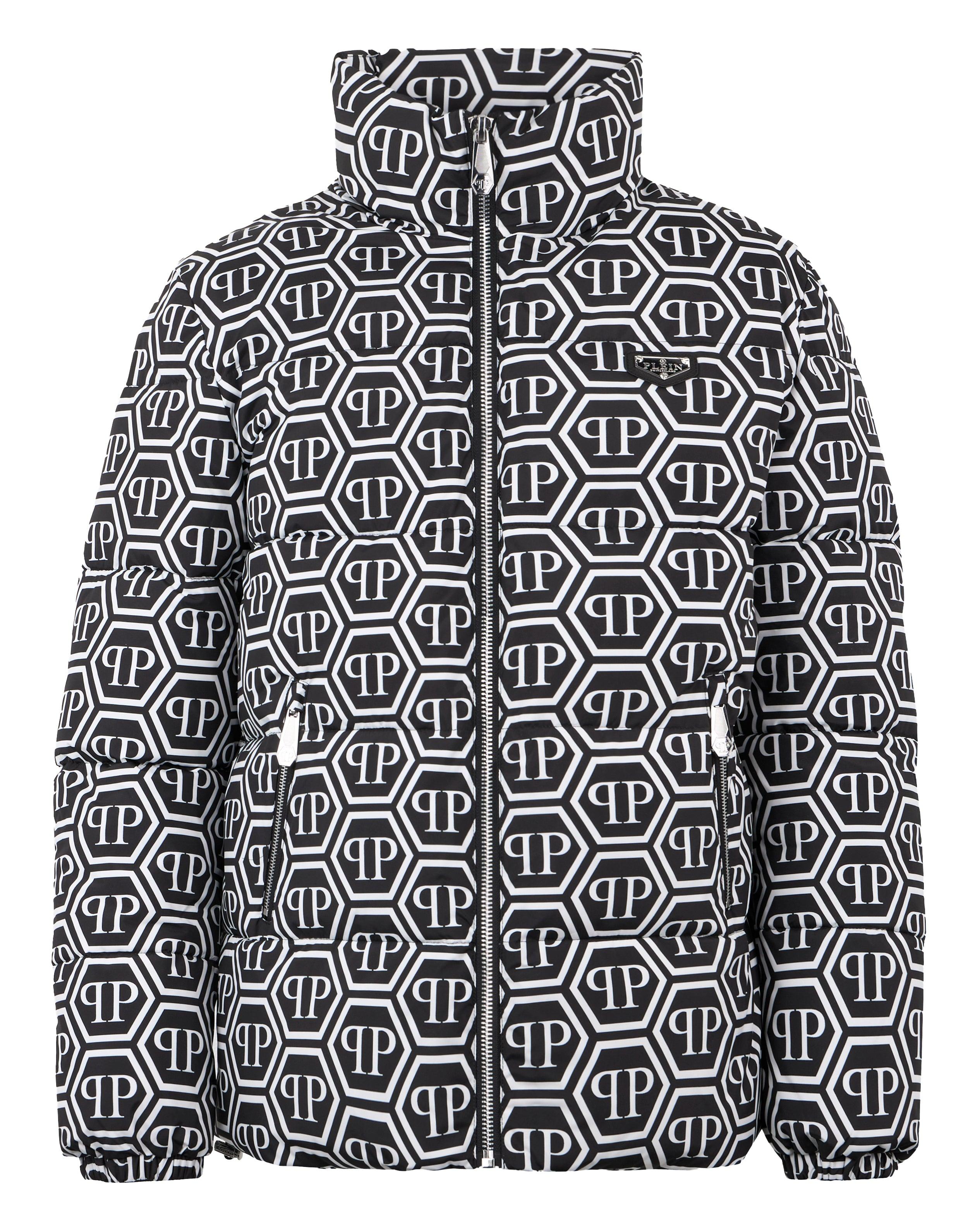 Nylon Puffer Jacket Monogram by PHILIPP PLEIN