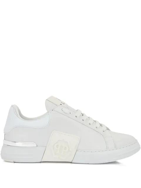 Phantom Kick$ logo-embossed low-top sneakers by PHILIPP PLEIN