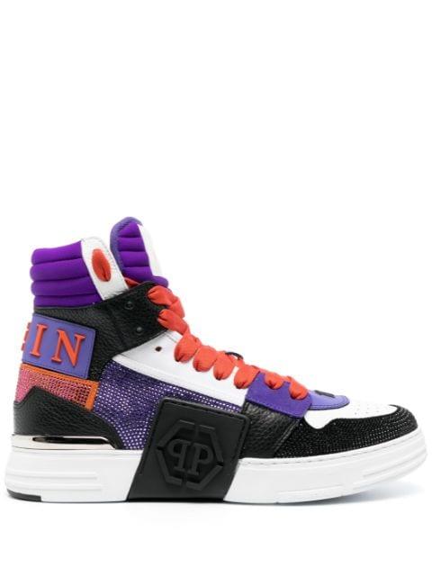 Phantom Skull & Bones hi-top sneakers by PHILIPP PLEIN