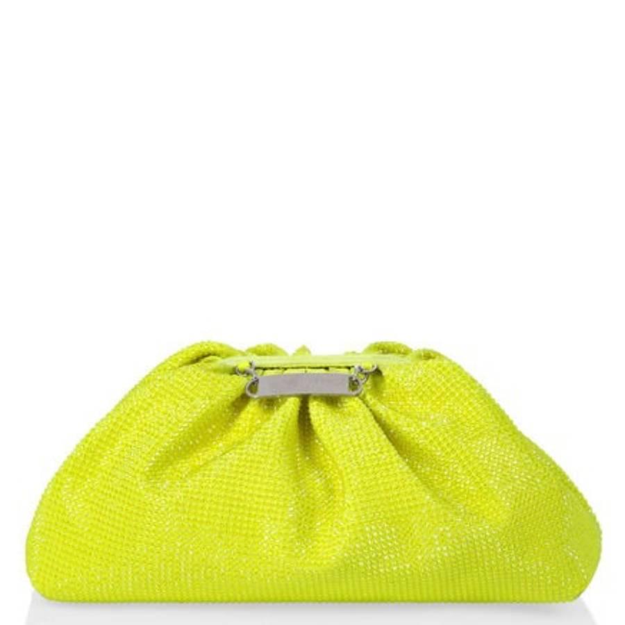 Philipp Plein Crystal Embroidered Mini Pillow Clutch Bag by PHILIPP PLEIN