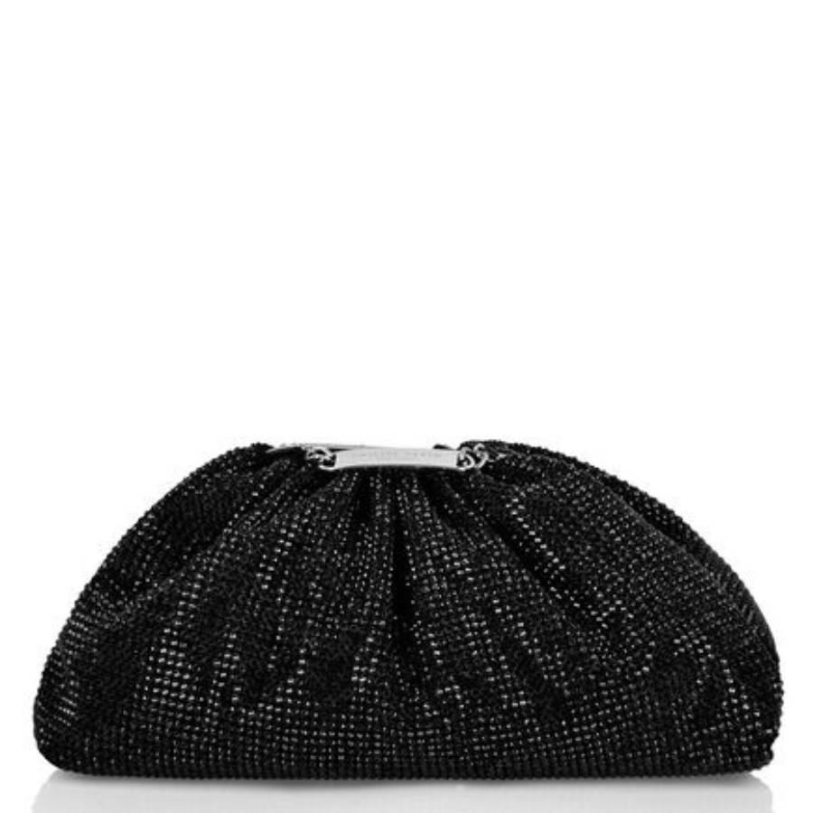 Philipp Plein Crystal Embroidered Mini Pillow Clutch Bag by PHILIPP PLEIN