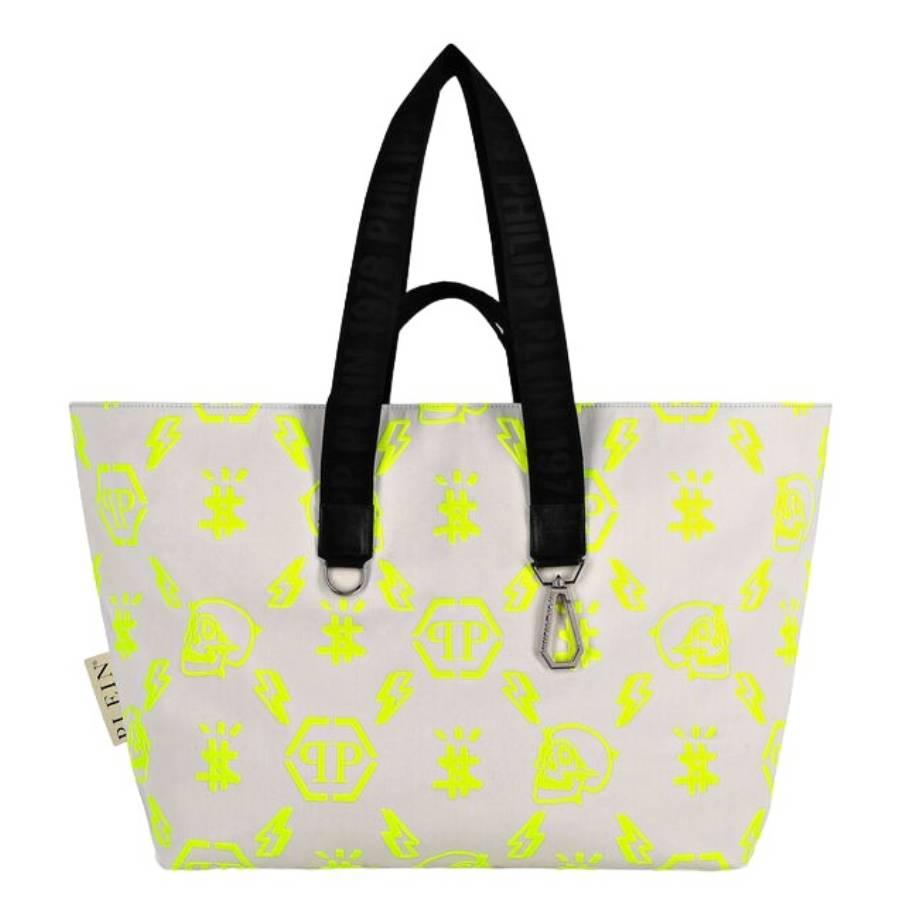 Philipp Plein Monogram Print Nylon Tote Bag by PHILIPP PLEIN